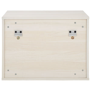 Safavieh Lylia 2 Drawer Floating Nightstand - Modern Walnut Design With Sleek Handles For Stylish Storage Bleached White ,Gold Wood,Metal Nst9615c