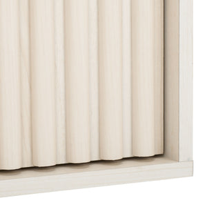 Safavieh Lylia 2 Drawer Floating Nightstand - Modern Walnut Design With Sleek Handles For Stylish Storage Bleached White ,Gold Wood,Metal Nst9615c