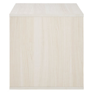 Safavieh Lylia 2 Drawer Floating Nightstand - Modern Walnut Design With Sleek Handles For Stylish Storage Bleached White ,Gold Wood,Metal Nst9615c