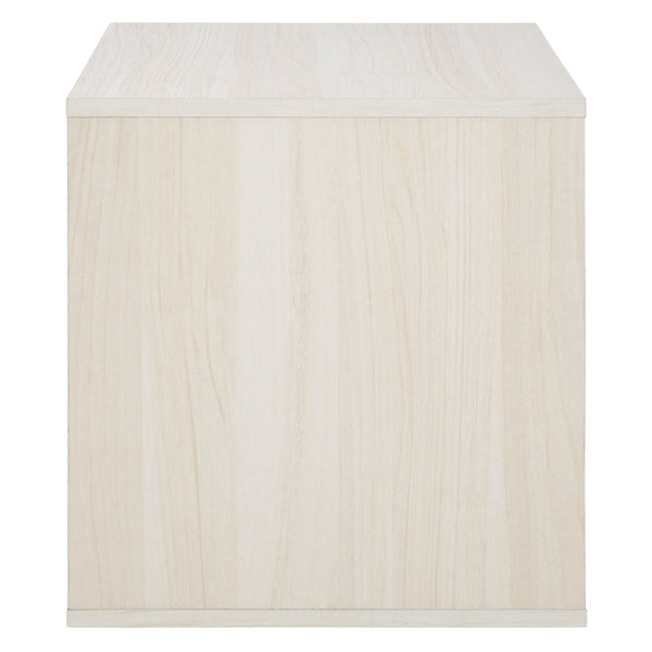 Safavieh Lylia 2 Drawer Floating Nightstand - Modern Walnut Design With Sleek Handles For Stylish Storage Bleached White ,Gold Wood,Metal Nst9615c