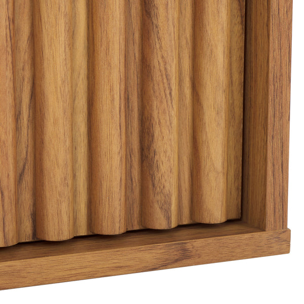 Safavieh Lylia 2 Drawer Floating Nightstand - Modern Walnut Design With Sleek Handles For Stylish Storage Oak ,Black Wood,Metal Nst9615d