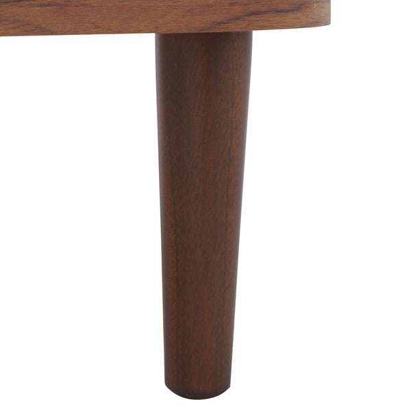 Safavieh Tameka Nightstand With Hutch – Timeless Elegance And Practicality For Your Bedroom Sanctuary Today! Walnut ,Gold Wood ,Metal Nst9616a