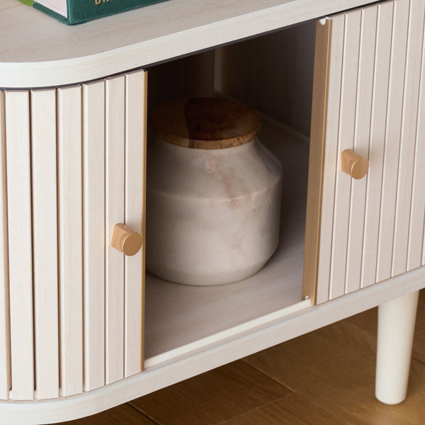 Safavieh Tameka Nightstand With Hutch – Timeless Elegance And Practicality For Your Bedroom Sanctuary Today! Bleached White ,Gold Wood ,Metal Nst9616c