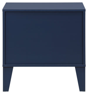 Lovette Modern 2-Drawer Nightstand With Smooth-Glide Storage, Compact Wood Bedside Table For Bedrooms