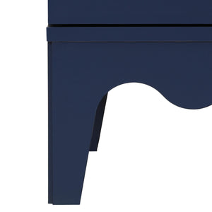 Lovette Modern 2-Drawer Nightstand With Smooth-Glide Storage, Compact Wood Bedside Table For Bedrooms