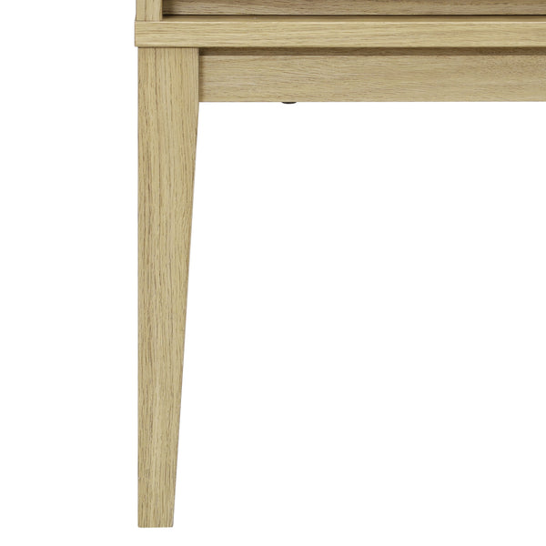 Fidia Solid Wood Nightstand With Drawer – Timeless Minimalist Bedside Storage For Modern Bedrooms