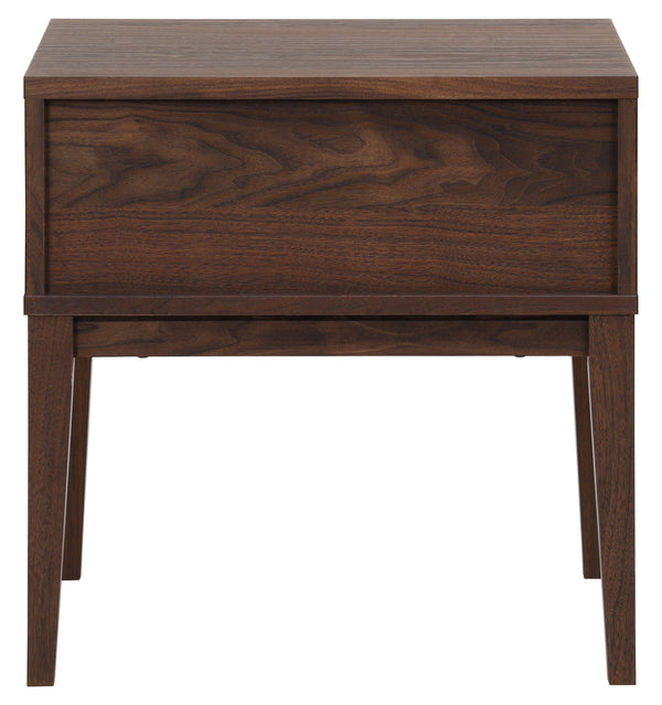 Fidia Solid Wood Nightstand With Drawer – Timeless Minimalist Bedside Storage For Modern Bedrooms