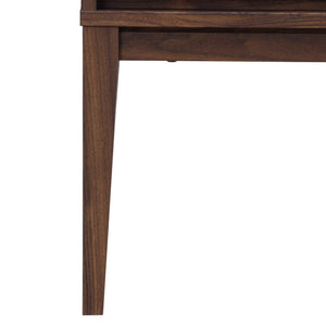Fidia Solid Wood Nightstand With Drawer – Timeless Minimalist Bedside Storage For Modern Bedrooms