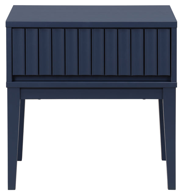 Fidia Solid Wood Nightstand With Drawer – Timeless Minimalist Bedside Storage For Modern Bedrooms