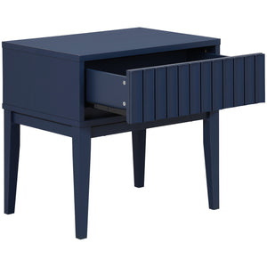 Fidia Solid Wood Nightstand With Drawer – Timeless Minimalist Bedside Storage For Modern Bedrooms