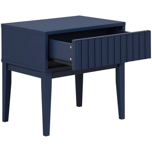 Fidia Solid Wood Nightstand With Drawer – Timeless Minimalist Bedside Storage For Modern Bedrooms