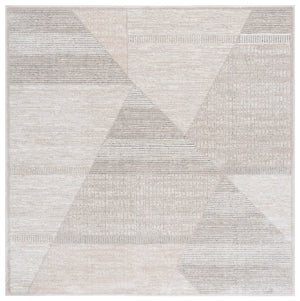 Safavieh Northport Modern Area Rug - Elegant Power Loomed Design For Timeless Home Decor And Comfort Ivory ,Grey 55% Polyester,45% Polypropylene Ntp402a-4