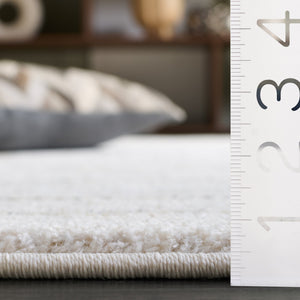 Safavieh Northport Elegant Area Rug Runner - Soft, Durable Power Loomed Design For Modern Home Décor Ivory ,Grey 55% Polyester,45% Polypropylene Ntp404a-5