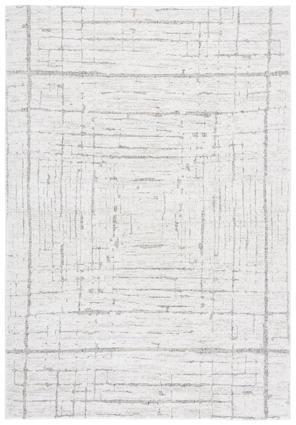 Safavieh Northport Elegant Area Rug Runner - Soft, Durable Power Loomed Design For Modern Home Décor Ivory ,Grey 55% Polyester,45% Polypropylene Ntp404a-5