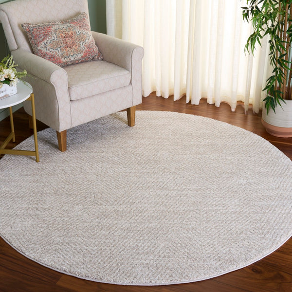 Safavieh Northport Elegant Modern Area Rug For Living Room Or Office, Soft Durable Design In Neutral Hues Ivory ,Beige 55% Polyester,45% Polypropylene Ntp406a-4