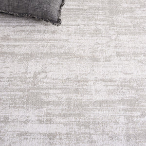 Safavieh Northport Modern Area Runner Rug - Elegant Power Loomed Design For Stylish Home Decor Enhancement Ivory ,Grey 55% Polyester,45% Polypropylene Ntp408a-5