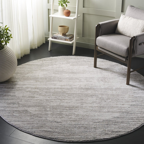 Safavieh Northport Modern Area Runner Rug - Elegant Power Loomed Design For Stylish Home Decor Enhancement Ivory ,Grey 55% Polyester,45% Polypropylene Ntp408a-7r