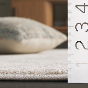 Safavieh Northport Elegant Runner Rug - Luxurious Power Loomed Design For Modern Home Décor And Comfort Ivory ,Grey 55% Polyester,45% Polypropylene Ntp410a-5