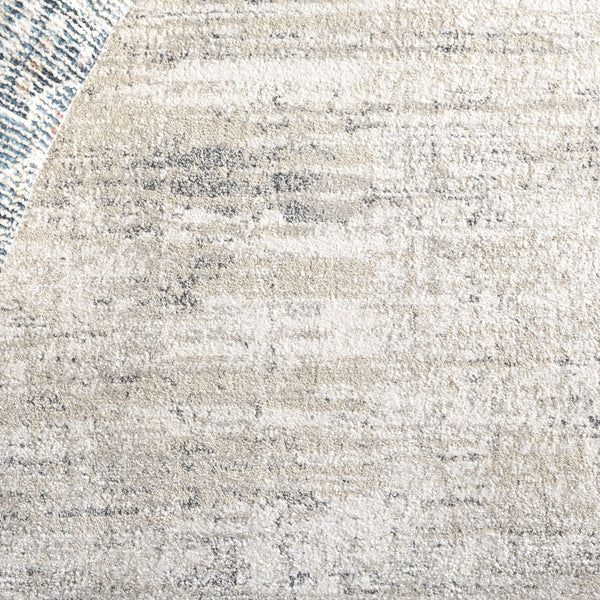 Safavieh Northport Elegant Runner Rug - Luxurious Power Loomed Design For Modern Home Décor And Comfort Ivory ,Grey 55% Polyester,45% Polypropylene Ntp410a-5