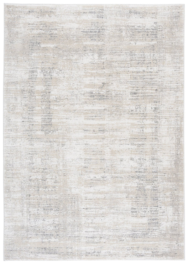 Safavieh Northport Elegant Runner Rug - Luxurious Power Loomed Design For Modern Home Décor And Comfort Ivory ,Grey 55% Polyester,45% Polypropylene Ntp410a-5