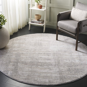 Safavieh Northport Elegant Runner Rug - Luxurious Power Loomed Design For Modern Home Décor And Comfort Ivory ,Grey 55% Polyester,45% Polypropylene Ntp410a-7r