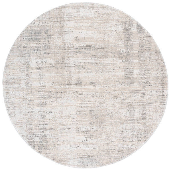 Safavieh Northport Elegant Runner Rug - Luxurious Power Loomed Design For Modern Home Décor And Comfort Ivory ,Grey 55% Polyester,45% Polypropylene Ntp410a-7r