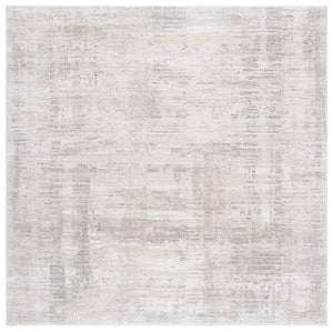 Safavieh Northport Elegant Runner Rug - Luxurious Power Loomed Design For Modern Home Décor And Comfort Ivory ,Grey 55% Polyester,45% Polypropylene Ntp410a-7sq