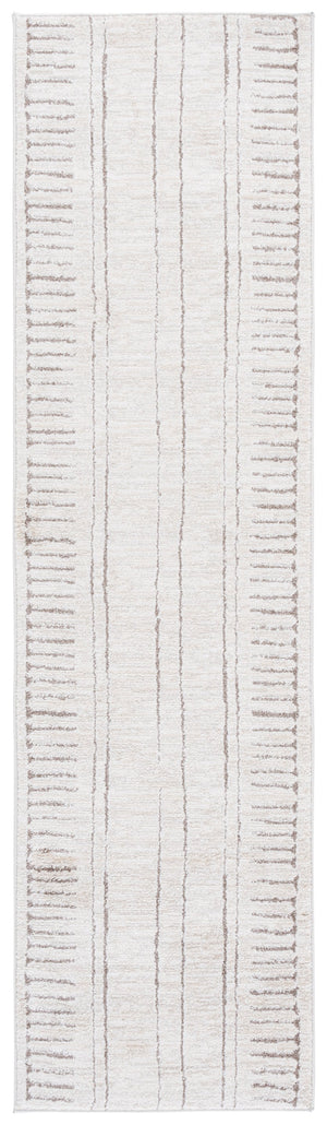 Safavieh Northport Modern Runner Area Rug - Elegant Soft Flooring Solution For Hallways And Narrow Spaces Ivory ,Beige 55% Polyester,45% Polypropylene Ntp412a-28