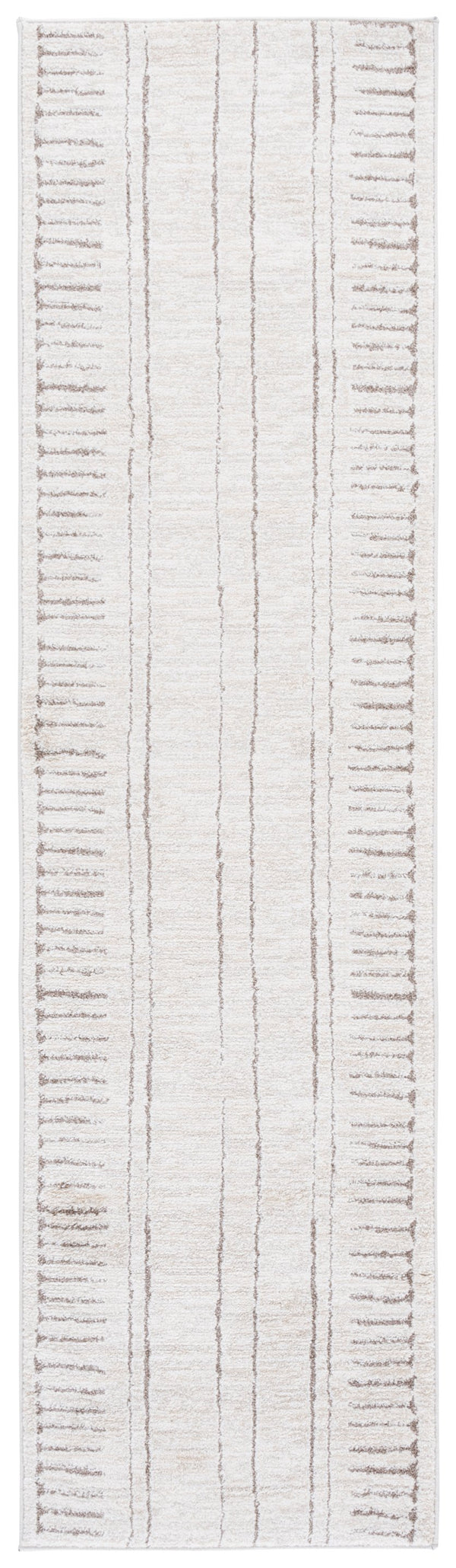 Safavieh Northport Modern Runner Area Rug - Elegant Soft Flooring Solution For Hallways And Narrow Spaces Ivory ,Beige 55% Polyester,45% Polypropylene Ntp412a-28