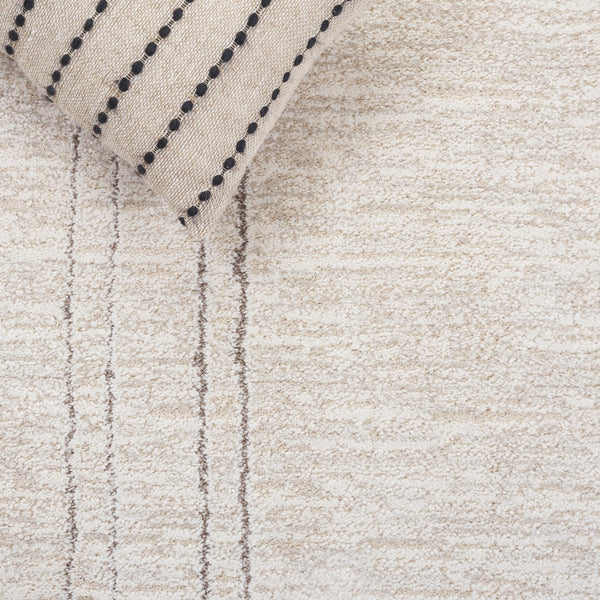 Safavieh Northport Modern Runner Area Rug - Elegant Soft Flooring Solution For Hallways And Narrow Spaces Ivory ,Beige 55% Polyester,45% Polypropylene Ntp412a-5