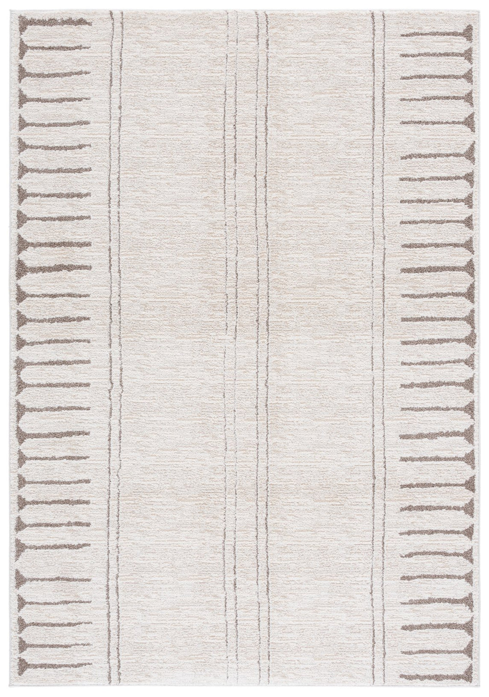 Safavieh Northport Modern Runner Area Rug - Elegant Soft Flooring Solution For Hallways And Narrow Spaces Ivory ,Beige 55% Polyester,45% Polypropylene Ntp412a-28