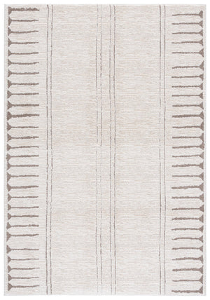 Safavieh Northport Modern Runner Area Rug - Elegant Soft Flooring Solution For Hallways And Narrow Spaces Ivory ,Beige 55% Polyester,45% Polypropylene Ntp412a-5