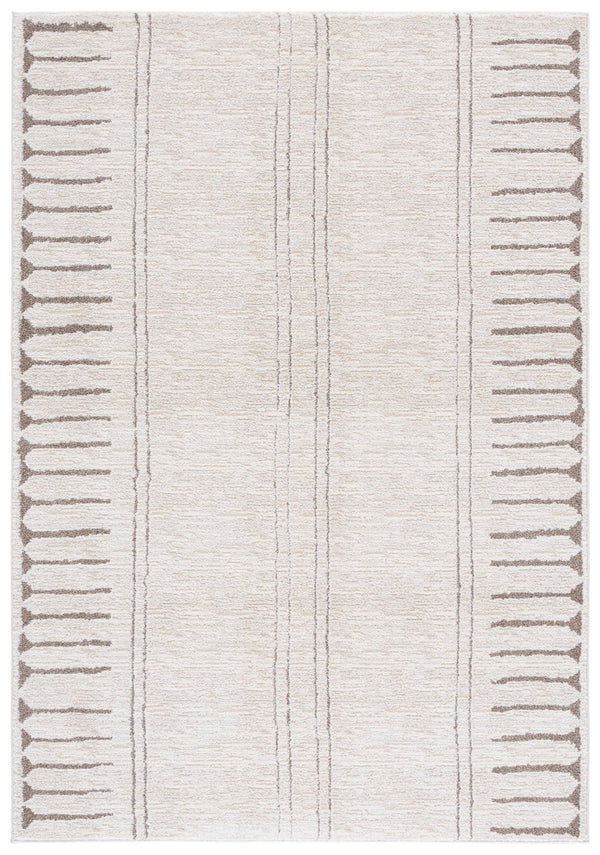 Safavieh Northport Modern Runner Area Rug - Elegant Soft Flooring Solution For Hallways And Narrow Spaces Ivory ,Beige 55% Polyester,45% Polypropylene Ntp412a-5