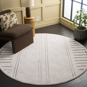 Safavieh Northport Modern Runner Area Rug - Elegant Soft Flooring Solution For Hallways And Narrow Spaces Ivory ,Beige 55% Polyester,45% Polypropylene Ntp412a-7r