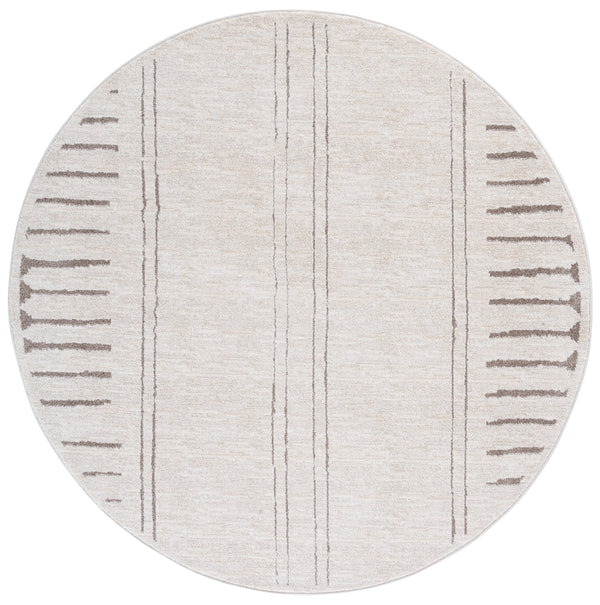 Safavieh Northport Modern Runner Area Rug - Elegant Soft Flooring Solution For Hallways And Narrow Spaces Ivory ,Beige 55% Polyester,45% Polypropylene Ntp412a-7r