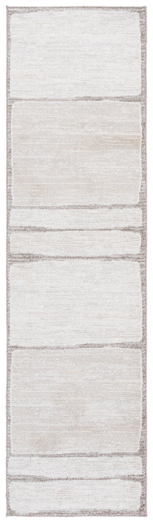 Safavieh Northport Modern Runner Rug – Elegant Power Loomed Design For Hallways & Narrow Spaces, Crafted In Turkey Ivory ,Beige 55% Polyester,45% Polypropylene Ntp414a-28