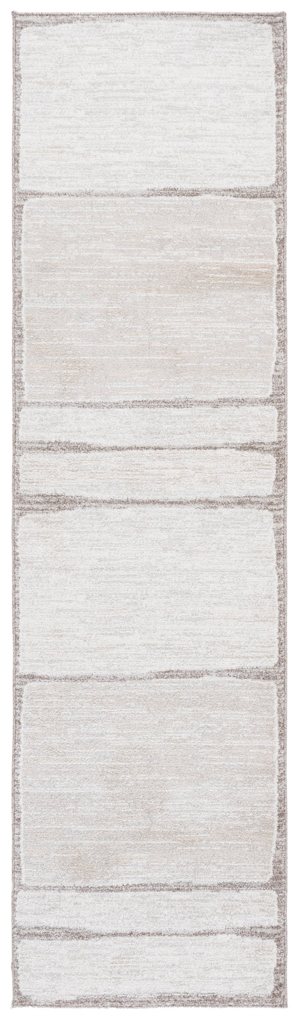 Safavieh Northport Modern Runner Rug – Elegant Power Loomed Design For Hallways & Narrow Spaces, Crafted In Turkey Ivory ,Beige 55% Polyester,45% Polypropylene Ntp414a-28