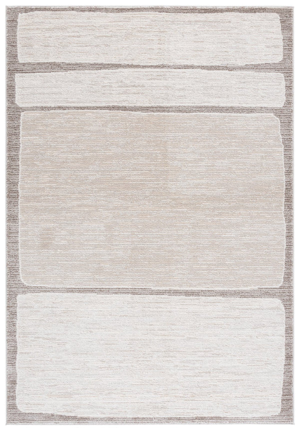 Safavieh Northport Modern Runner Rug – Elegant Power Loomed Design For Hallways & Narrow Spaces, Crafted In Turkey Ivory ,Beige 55% Polyester,45% Polypropylene Ntp414a-5