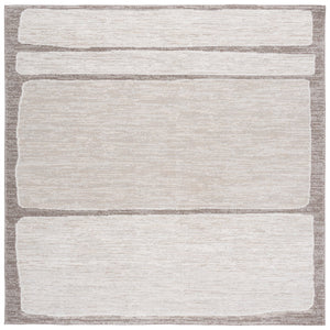 Safavieh Northport Modern Runner Rug – Elegant Power Loomed Design For Hallways & Narrow Spaces, Crafted In Turkey Ivory ,Beige 55% Polyester,45% Polypropylene Ntp414a-7sq