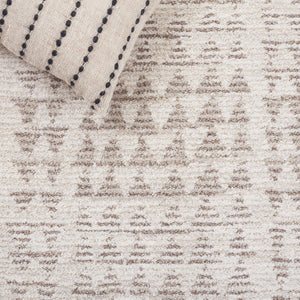 Safavieh Northport Exquisite Area Rug Runner - Modern Elegance For Hallways & Narrow Spaces, Crafted In Turkey Ivory ,Beige 55% Polyester,45% Polypropylene Ntp416a-5