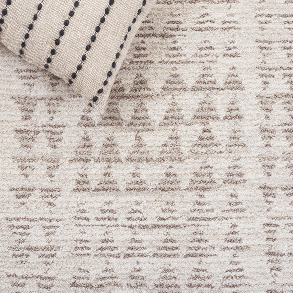 Safavieh Northport Modern Area Rug - Soft, Elegant Design For A Cozy Living Space - Artisan Crafted In Turkey Ivory ,Beige 55% Polyester,45% Polypropylene Ntp416a-8