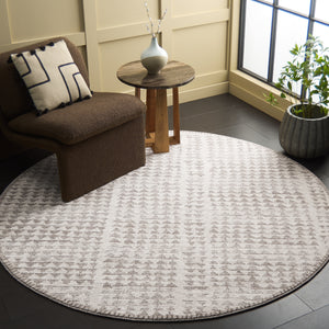 Safavieh Northport Modern Area Rug - Soft, Elegant Design For A Cozy Living Space - Artisan Crafted In Turkey Ivory ,Beige 55% Polyester,45% Polypropylene Ntp416a-8