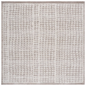 Safavieh Northport Exquisite Area Rug Runner - Modern Elegance For Hallways & Narrow Spaces, Crafted In Turkey Ivory ,Beige 55% Polyester,45% Polypropylene Ntp416a-7sq
