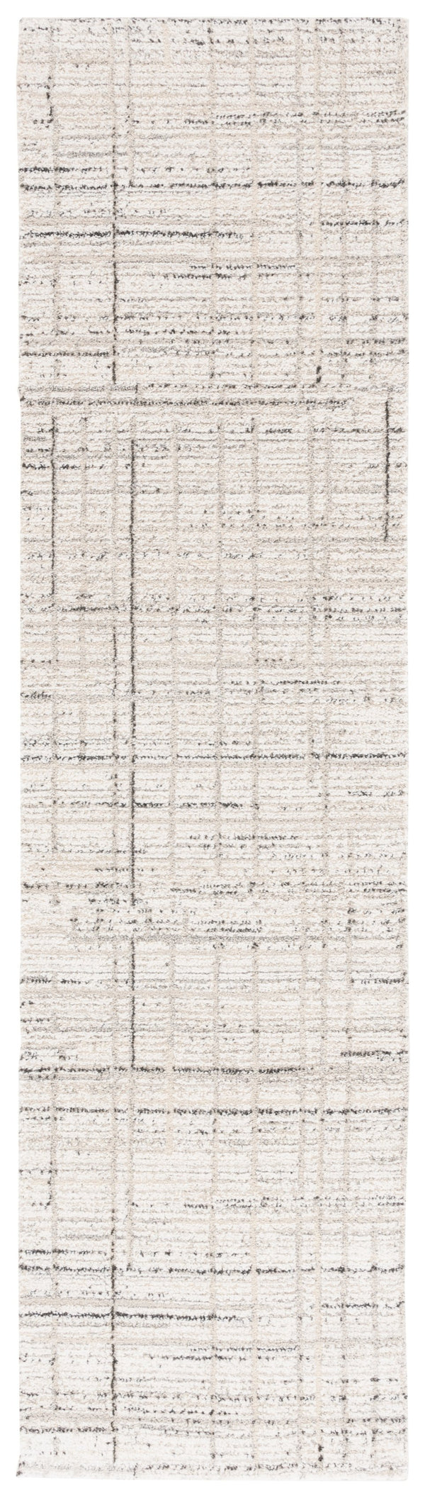 Safavieh Northport Ivory Charcoal Area Rug 6'7"X9'6" Power‑Loomed Turkey Plush 3/4" Pile Durable Polyester Blend NTP420A-6