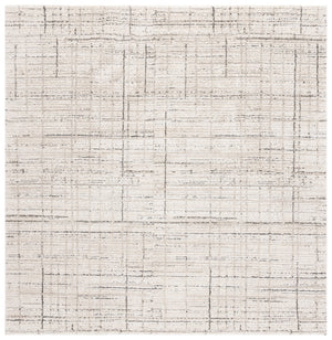 Safavieh Northport Ivory Charcoal Area Rug 6'7"X9'6" Power‑Loomed Turkey Plush 3/4" Pile Durable Polyester Blend NTP420A-6