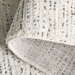 Safavieh Northport Medium 6'7"X9'6" Ivory Charcoal Area Rug - Turkish Power-Loomed, Soft 3/4" Pile, Durable Elegance NTP422A-6