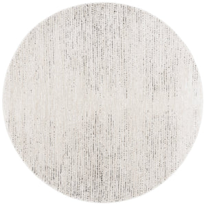 Safavieh Northport Medium 6'7"X9'6" Ivory Charcoal Area Rug - Turkish Power-Loomed, Soft 3/4" Pile, Durable Elegance NTP422A-6