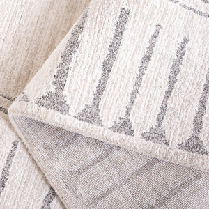 Safavieh Northport 424a Ivory / Grey Ivory ,Grey 55% Polyester,45% Polypropylene Ntp424a-5