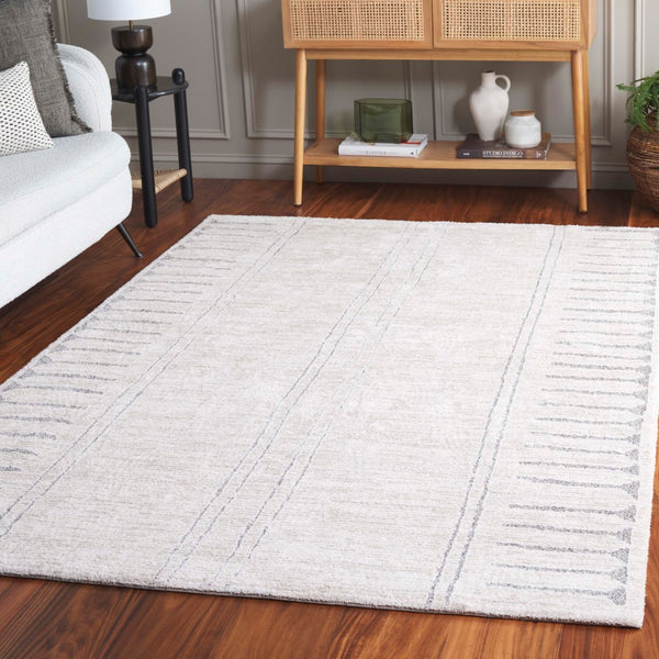 Safavieh Northport 424a Ivory / Grey Ivory ,Grey 55% Polyester,45% Polypropylene Ntp424a-5