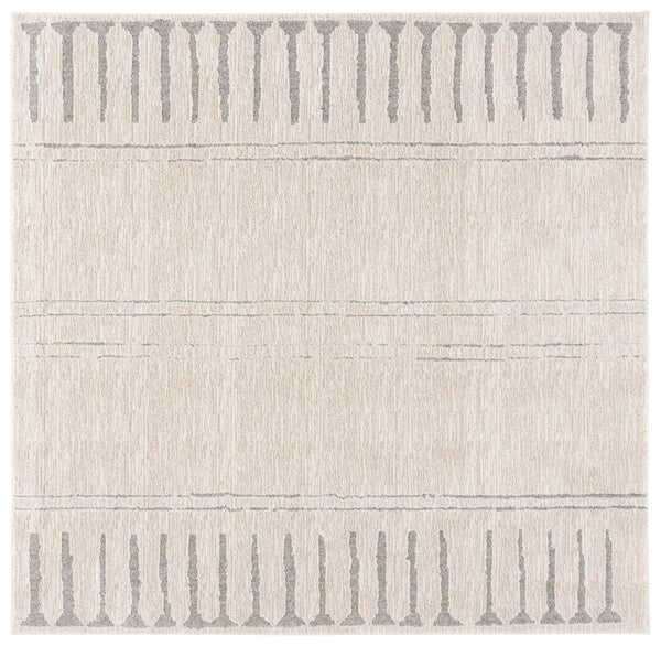 Safavieh Northport 424a Ivory / Grey Ivory ,Grey 55% Polyester,45% Polypropylene Ntp424a-7sq